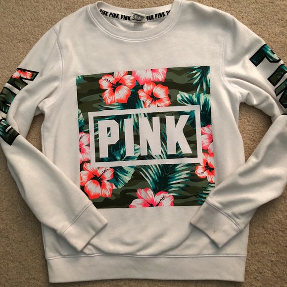 PINK Victoria's Secret Tops - Victoria Secret Pink Sweatshirt